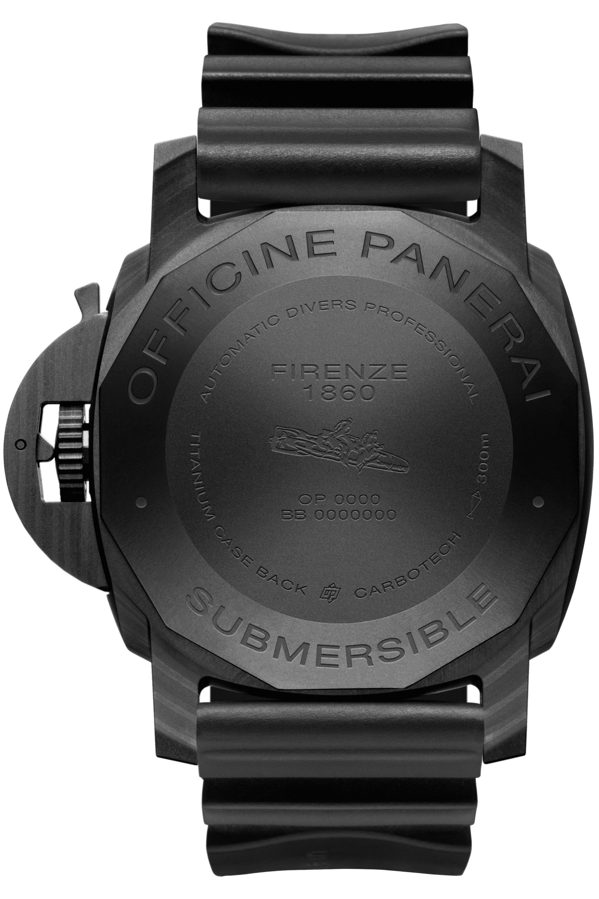 Panerai Submersible Carbotech™ - 47mm, Ref# PAM01616, Back