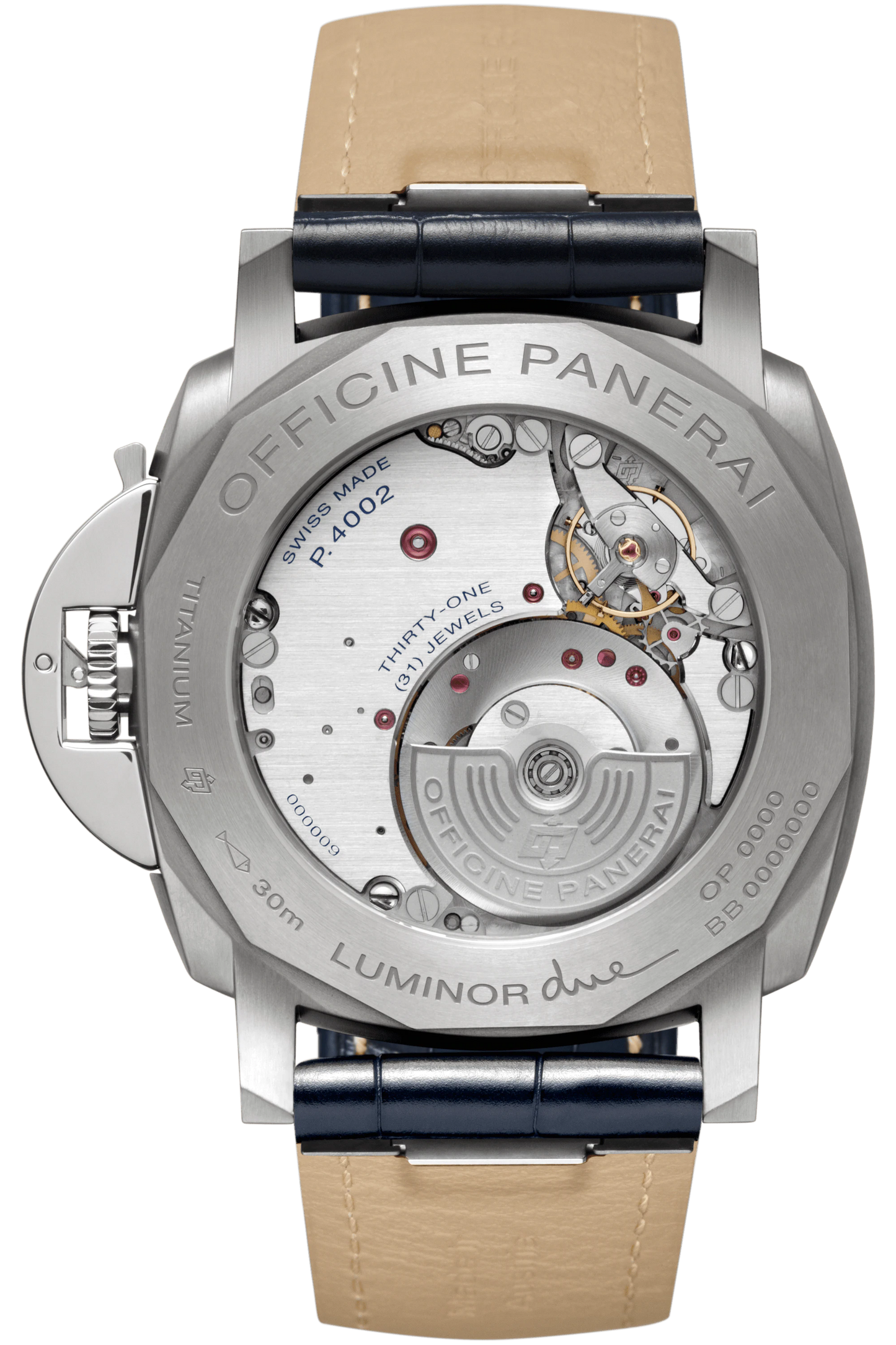 Luminor Due GMT Power Reserve - 45mm, Ref# PAM00964, Back
