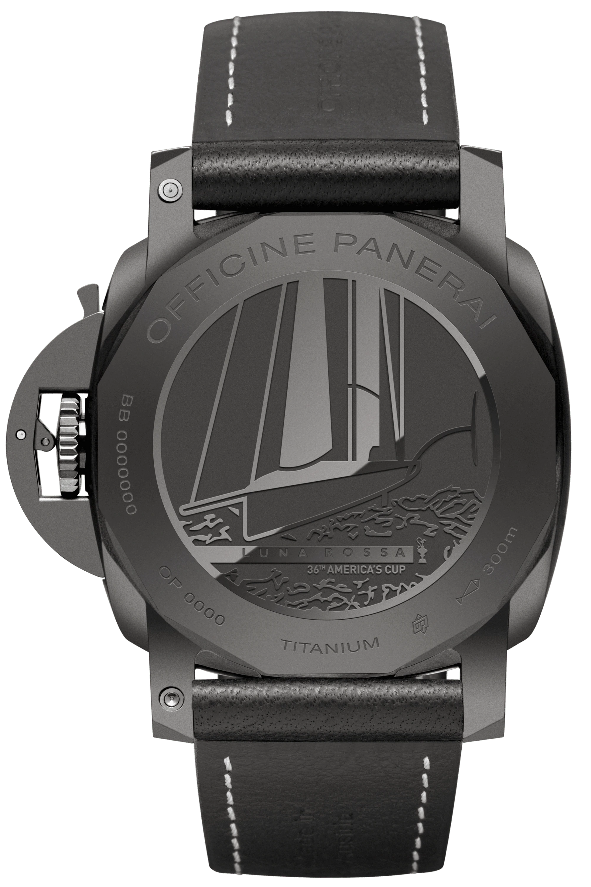  Panerai Luminor Luna Rossa GMT - 44mm, Ref# PAM01036, Back