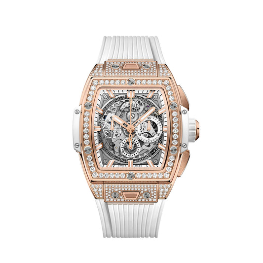 Hublot Spirit of Big Bang KING GOLD WHITE PAVÉ Ref# 642.OE.2010.RW.1604