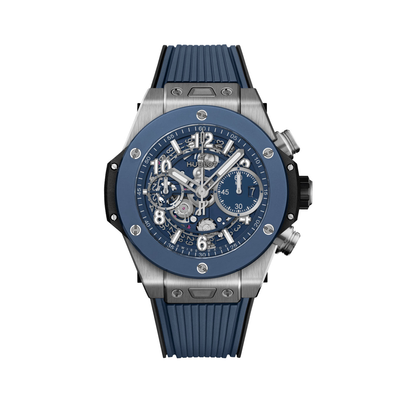 Hublot Big Bang UNICO TITANIUM BLUE CERAMIC Ref# 441.NL.5171.RX