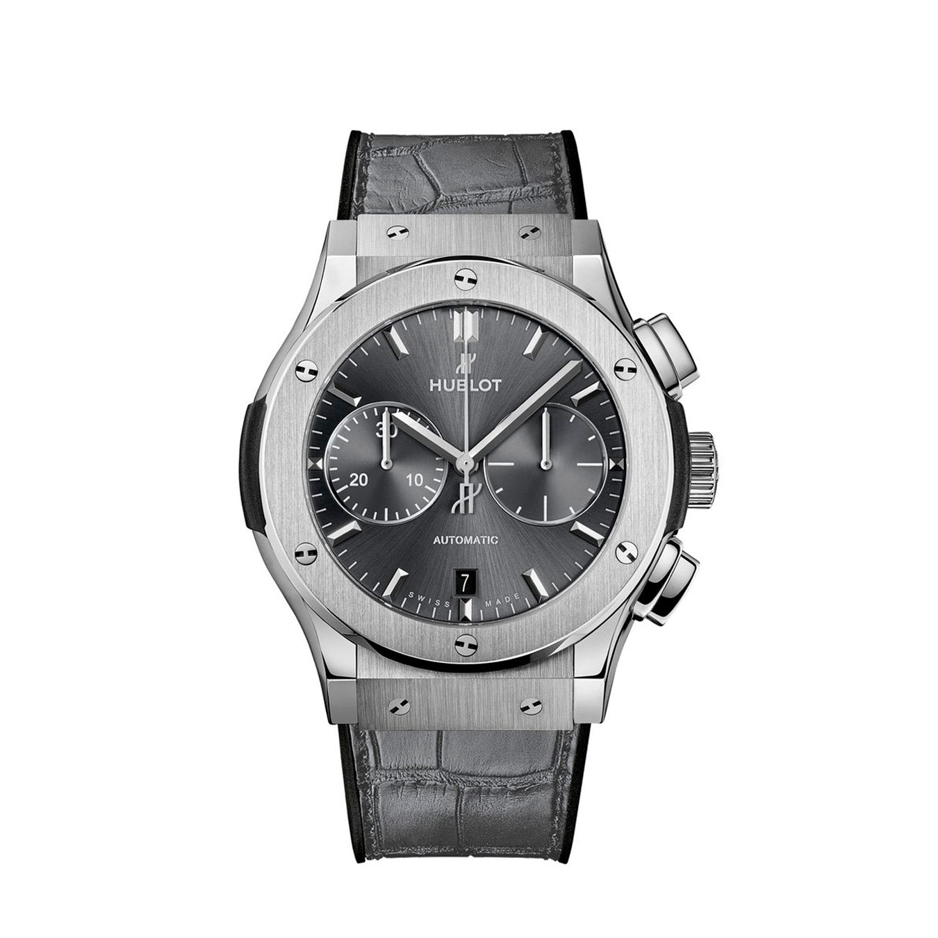 Hublot Classic Fusion Racing Grey Chronograph Titanium 45mm, Ref# 521.NX.7071.LR