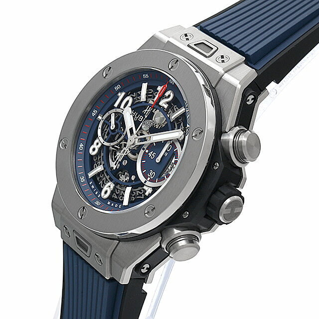 Hublot Big Bang, Unico Titanium Blue 45mm, Ref#411.NX.5179.RX, Right