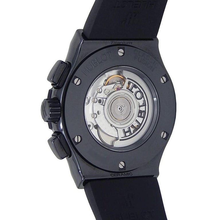 Hublot Classic Fusion Aerofusion Black Magic Chronograph 45mm, Ref# 525.CM.0170.LR, Back