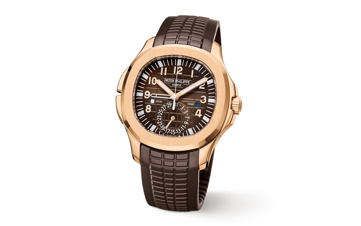 Patek Philippe Aquanaut Travel Time 18k Rose Gold 40 8mm Ref 5164R Affordable Swiss Watches Inc