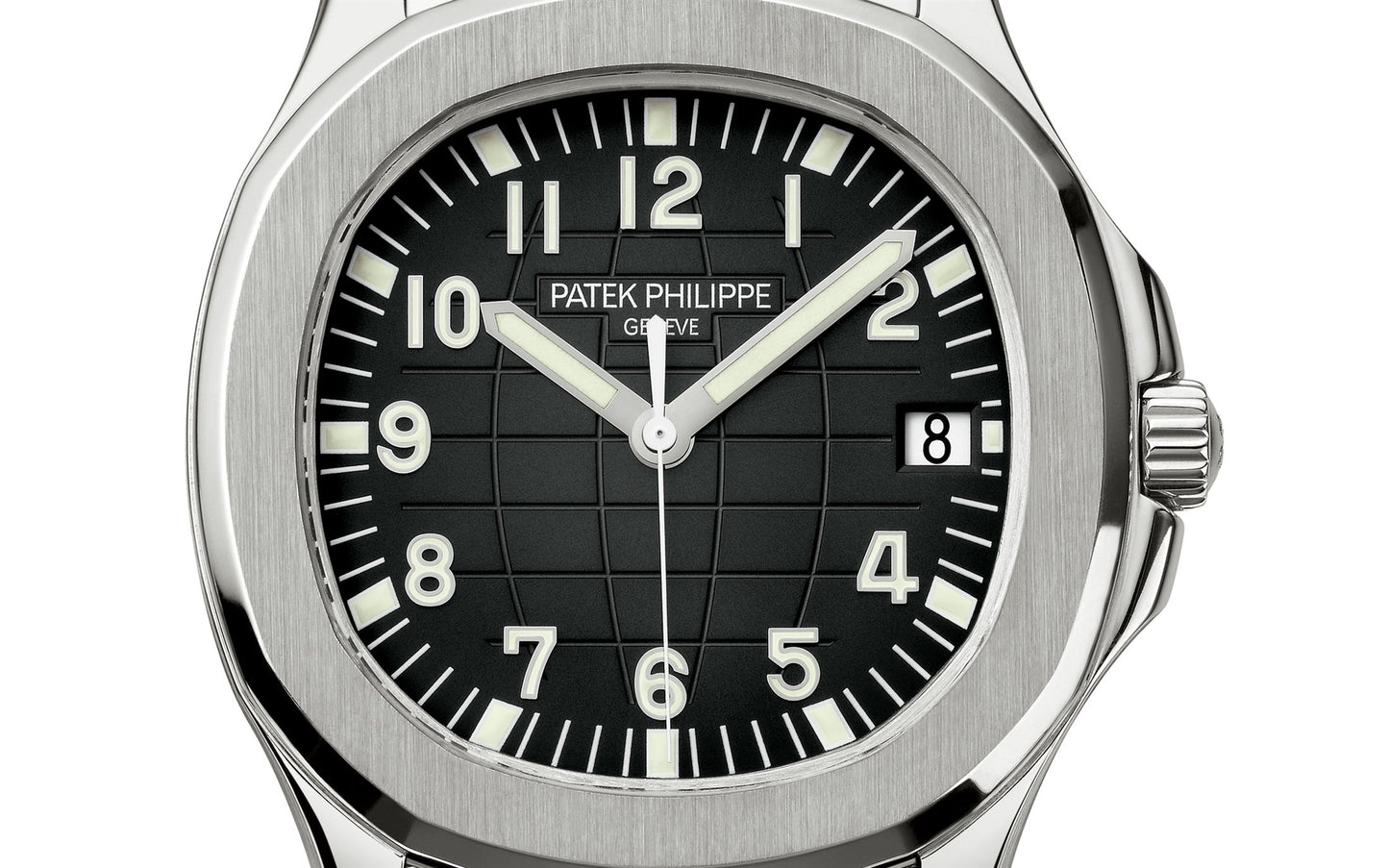 Patek Philippe Aquanaut Date, Sweep Seconds Watch, Stainless Steel 40,8mm, Ref# 5167/1A-001, Dial