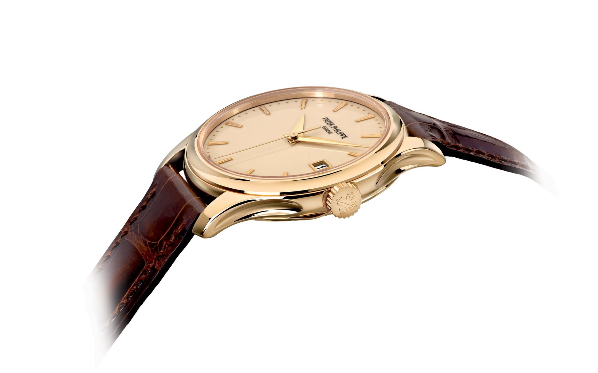 Patek Philippe Calatrava, 18k Yellow Gold, 39mm, Ref# 5227J-001, Side