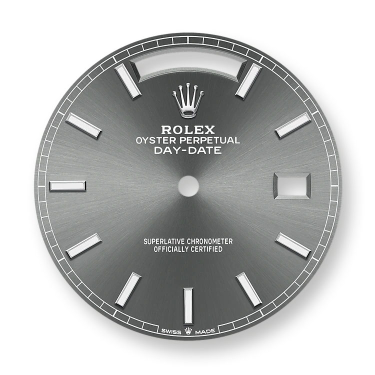 Rolex Day-Date, 40mm, Platinum, Ref# 228236-0013, Dial