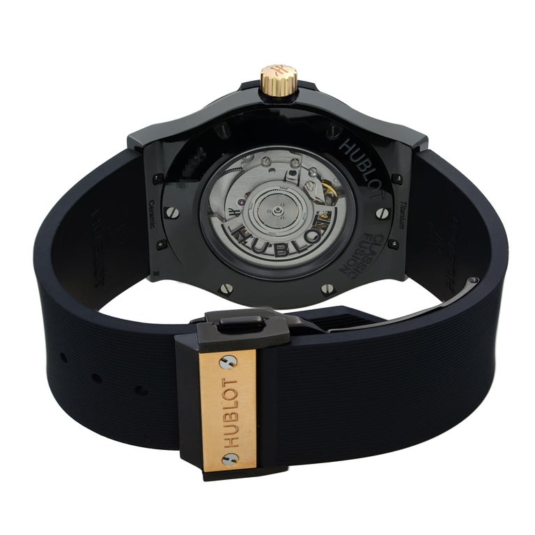 Hublot Classic Fusion Ceramic King Gold 45mm, Ref# 511.CO.1181.RX, Back