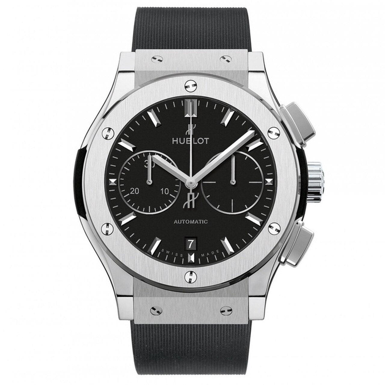 Hublot Classic Fusion Chronograph Titanium 45mm, Ref# 521.NX.1171.RX, Dial