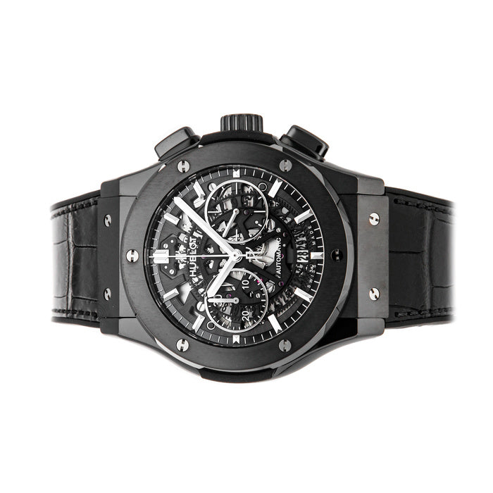 Hublot Classic Fusion Aerofusion Black Magic Chronograph 45mm, Ref# 525.CM.0170.LR, Hands