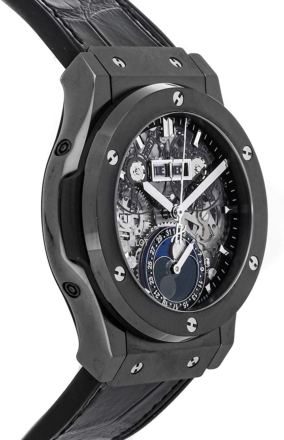 Hublot Classic Fusion Aerofusion Moonphase 42mm Black Magic, Ref# 547.CX.0170.LR, Left