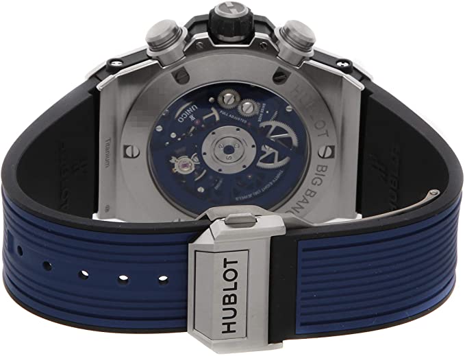 Hublot Big Bang, Unico Titanium Blue 45mm, Ref#411.NX.5179.RX, Strap