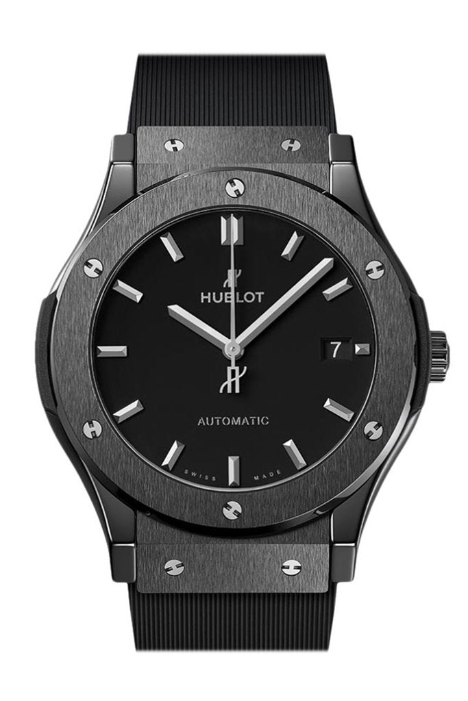 Hublot Classic Fusion 511.CM 45MM Black Dial With Leather Bracelet