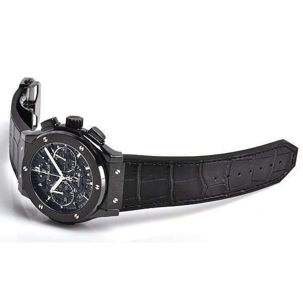 Hublot Classic Fusion Aerofusion Black Magic Chronograph 45mm, Ref# 525.CM.0170.LR, Strap