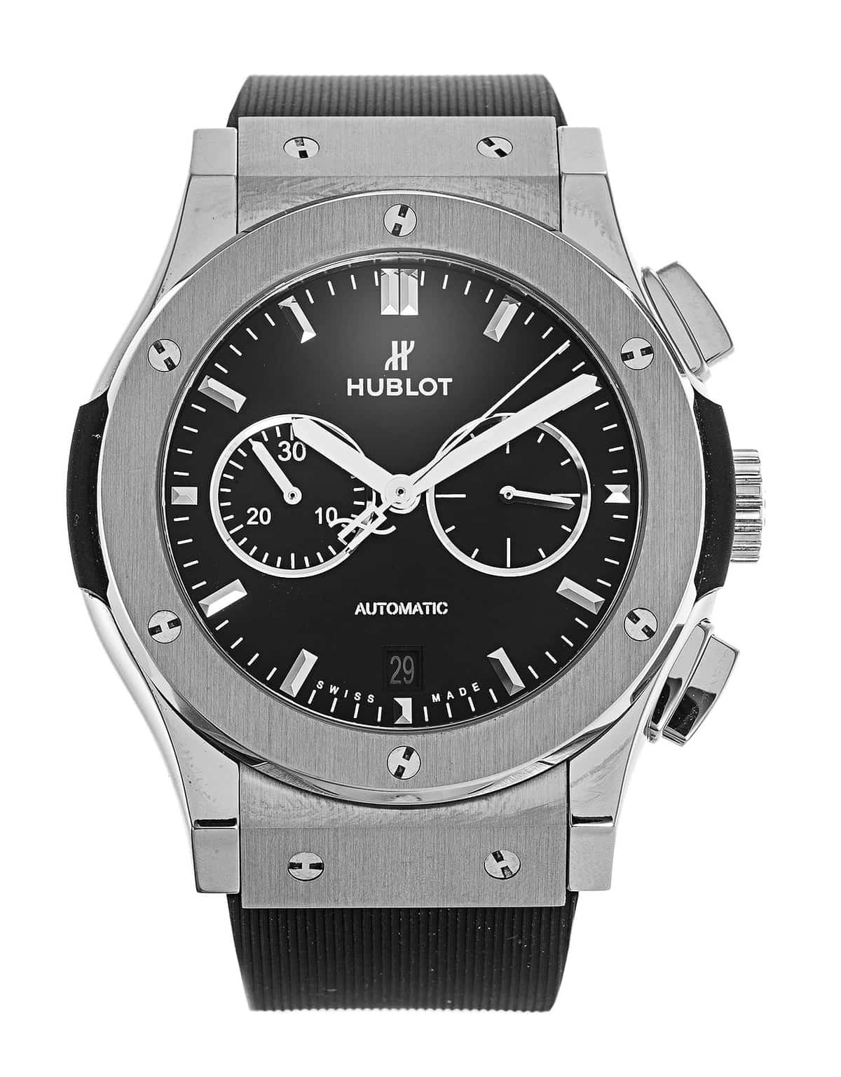 Hublot Classic Fusion Chronograph Titanium 42mm, Ref# 541.NX.1171.RX, Dial