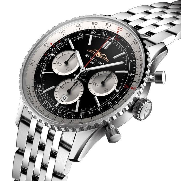 Dial Breitling Navitimer B01 Chronograph 43 Stainless Steel Ref# AB0138211B1A1