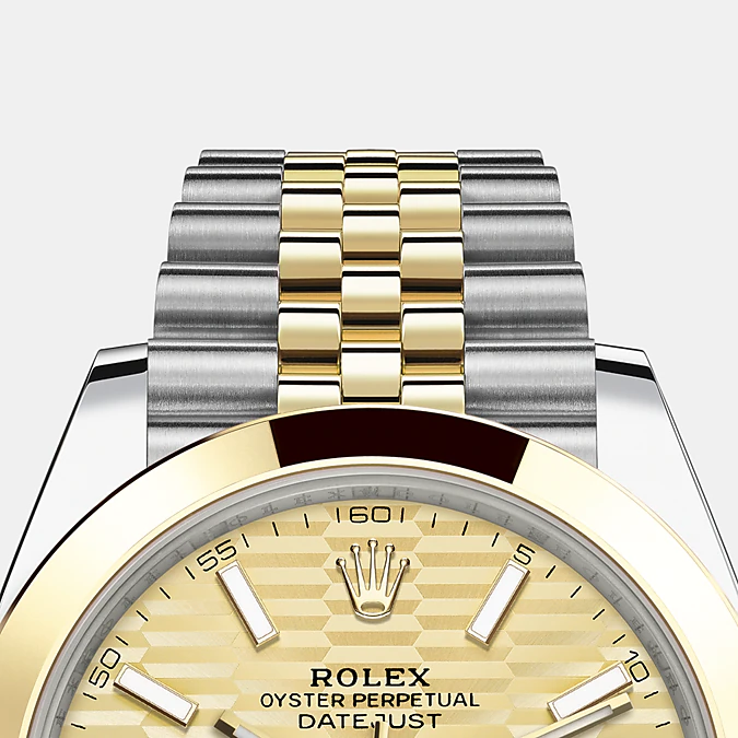 Rolex Datejust 41mm, Oystersteel and 18k Yellow Gold, Ref# 126303-0022, Bezel