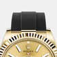 Rolex Sky-Dweller, 18k Yellow Gold, Oysterflex, Ref# 326238-0007, Bezel, bracelet