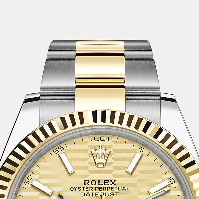 Rolex Datejust 41 Two-Tone Yellow Gold & Oystersteel - Silver Dial - Index Dial (Ref#126303)