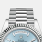 Rolex Day-Date, 40mm, Platinum, Ref# 228236-0006, Bezel, bracelet