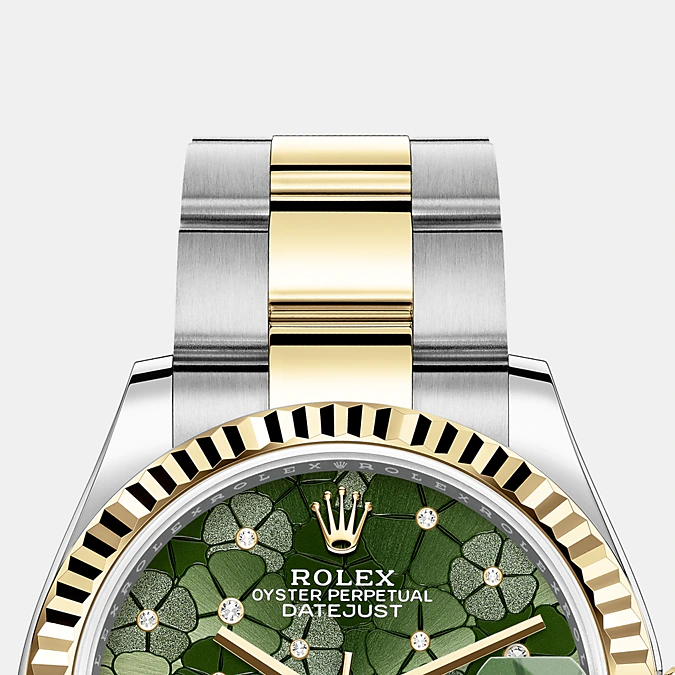 Rolex Datejust 31mm, Oystersteel and 18k Yellow Gold and Diamonds, Ref# 278273-0031, Bezel, Bracelet