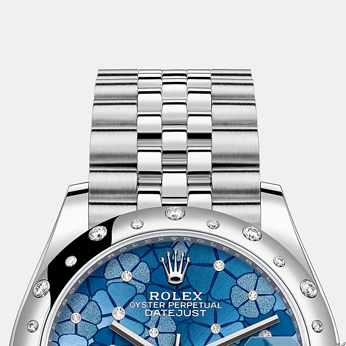 Rolex Datejust 31mm, Oystersteel and 18k White Gold with Diamonds, Ref# 278344rbr-0038, Bezel, bracelet