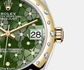 Rolex Datejust 31mm, Oystersteel and 18k Yellow Gold with Diamonds, Ref# 278343rbr-0032, Date