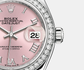 Rolex Lady-Datejust 28, Oystersteel and 18k White Gold, Ref# 279384RBR-0006, Bezel