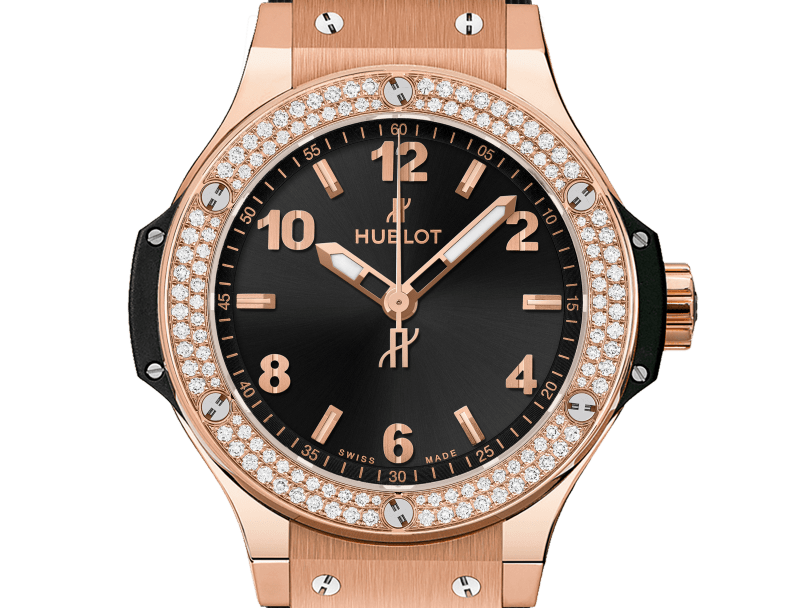 Hublot Big Bang Gold Diamonds, 38mm, Ref# 361.PX.1280.RX.1104, Dial