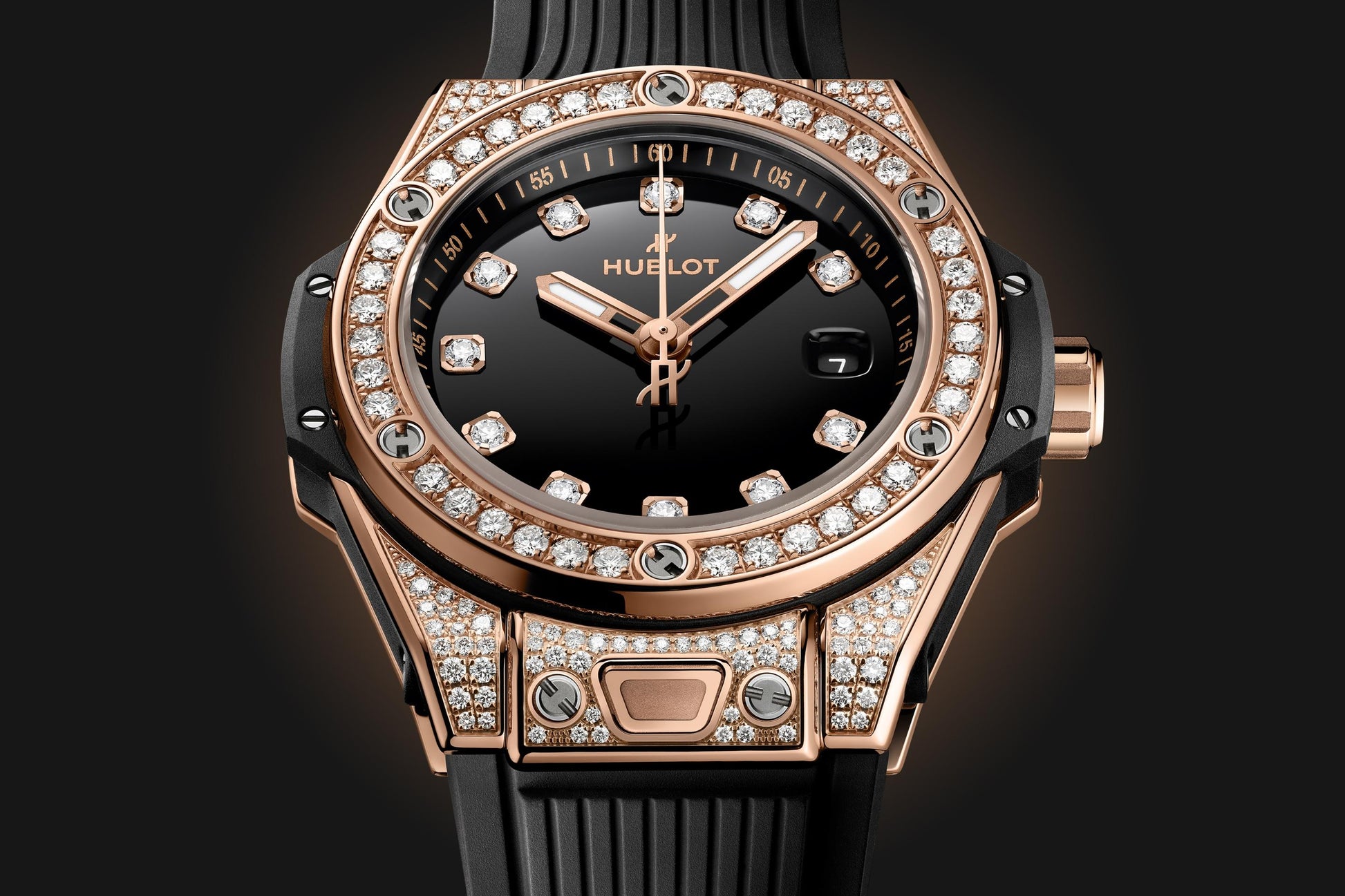 Hublot Big Bang Rose Gold Diamond Watch