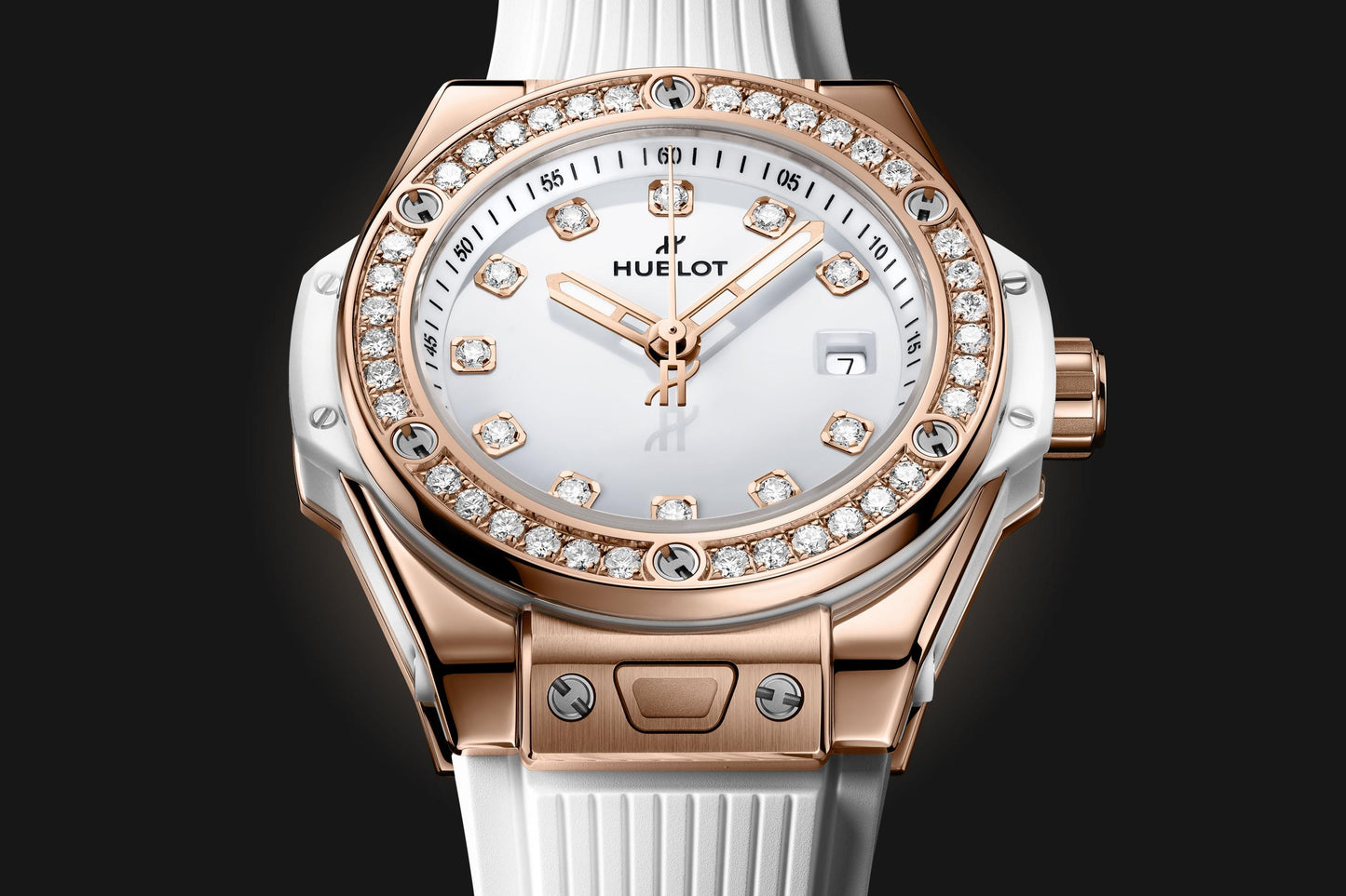 Hublot Big Bang One Click King Gold White Diamond 33mm – The Watch Pages