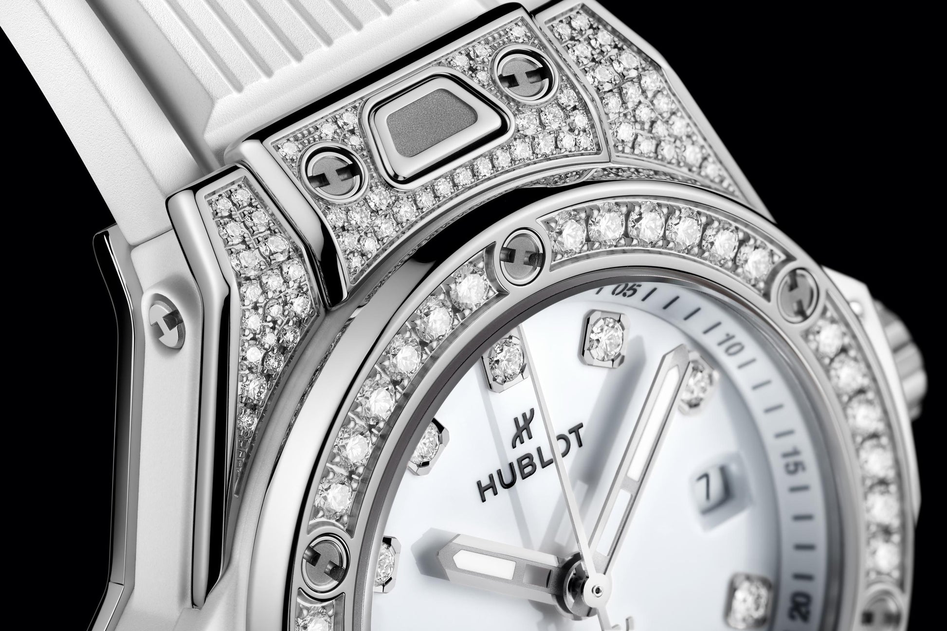 Hublot Watch Big Bang One Click Steel White Diamonds 39 mm