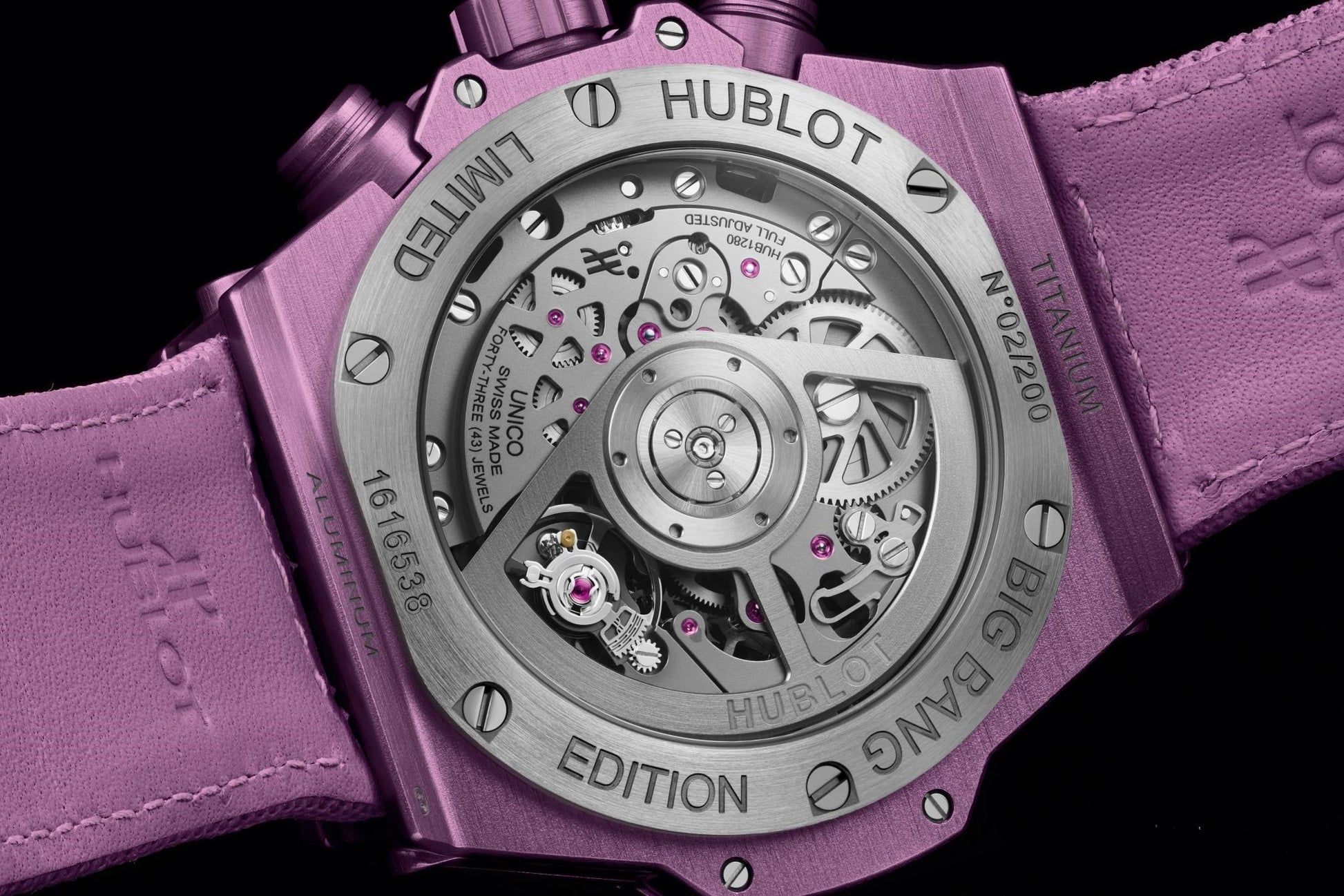 Back Hublot Big Bang UNICO SUMMER PURPLE Ref# 441.UL.5820.NR