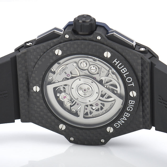 Hublot Big Bang, Unico GMT Carbon, 45mm, Ref# 471.QX.7127.RX, Back