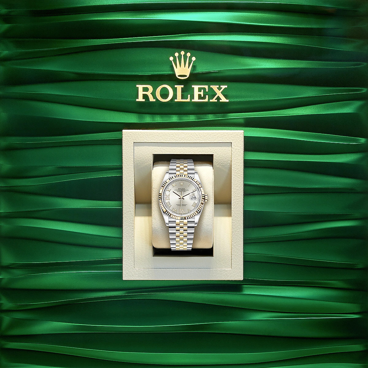 Rolex Datejust in Oystersteel and gold, M126233-0039