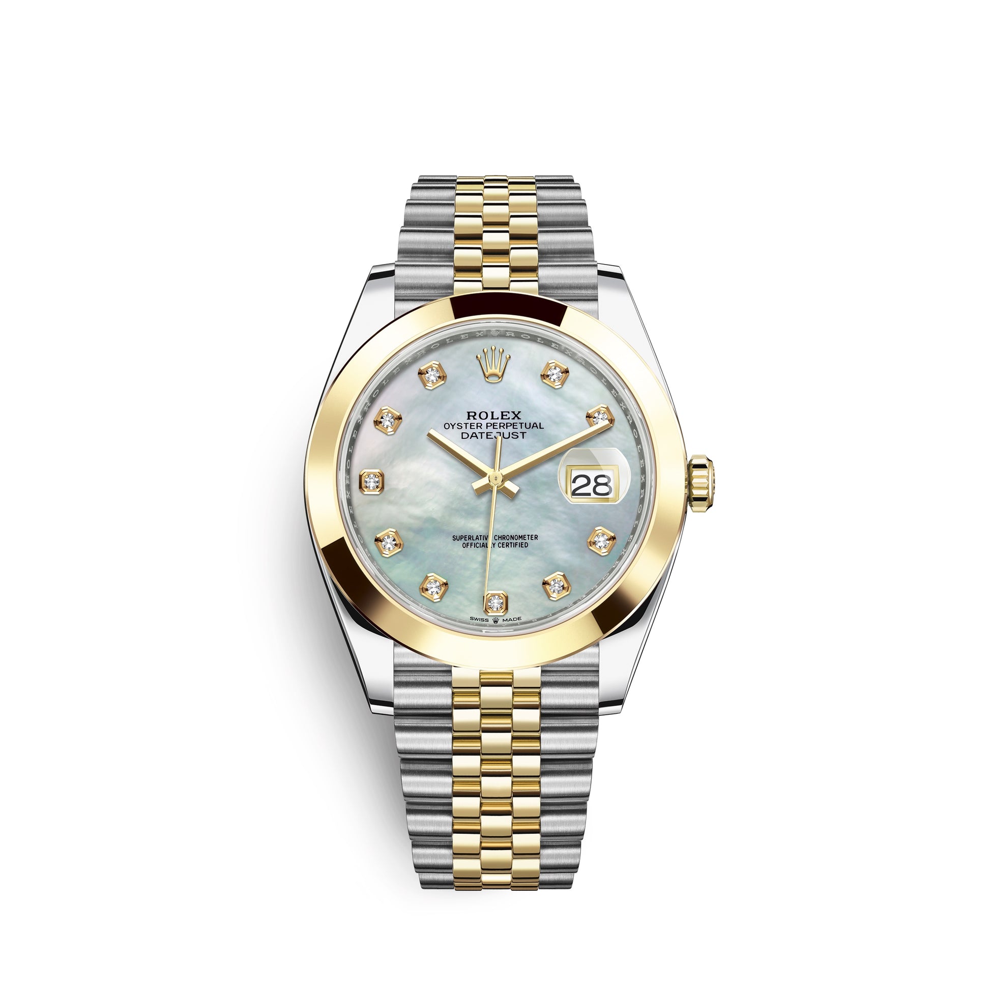 Rolex datejust 41 on sale steel and gold