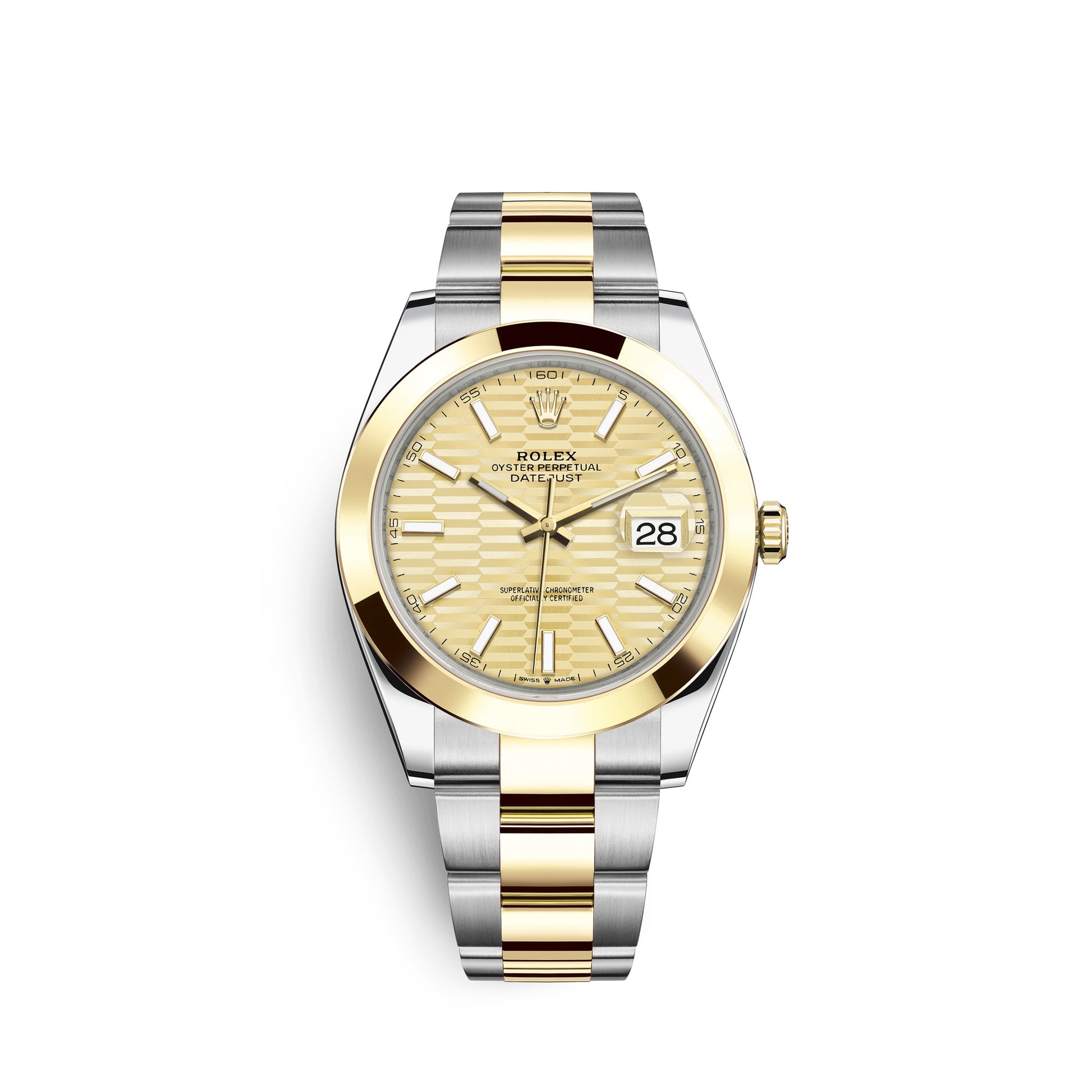 Rolex Datejust Oyster, 41 mm, Oystersteel and yellow gold, M126333-0005