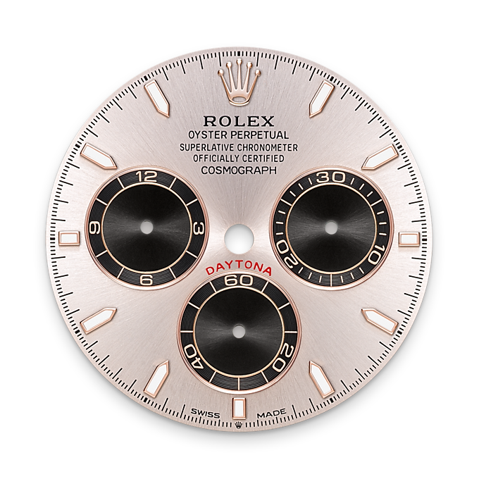 Rolex Cosmograph Daytona 40mm, 18k Everose Gold, Ref# 126515ln-0006, Dial