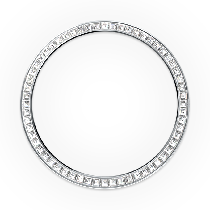 Rolex Day-Date 36, Platinum, 36mm, Ref# 128396tbr-0016, Bezel