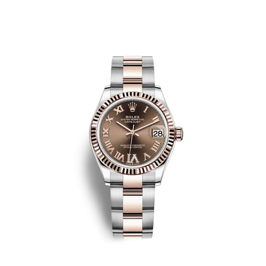 Rolex Datejust 31, Oystersteel and Everose Gold, Ref#278271-0003