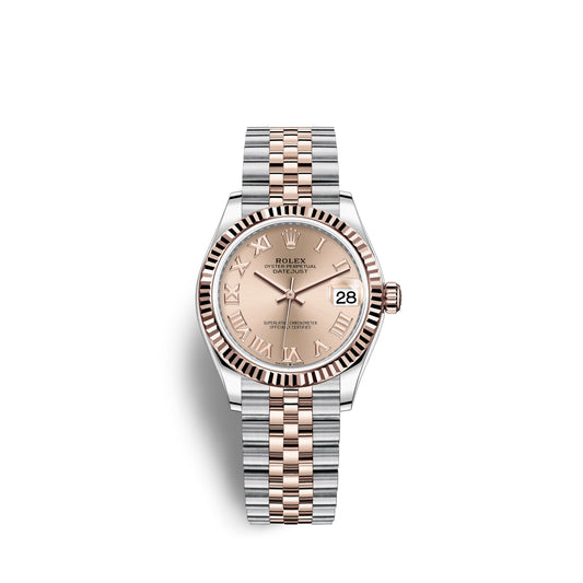 Rolex Datejust 31, Oystersteel and Everose Gold, Ref# 278271-0006