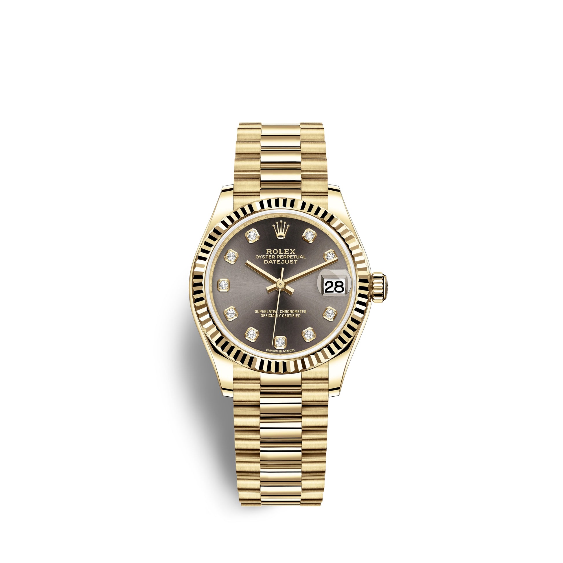 Rolex datejust 2024 31 yellow gold