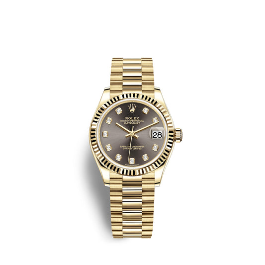 Rolex Datejust 31, 18k Yellow Gold, Ref# 278278-0036