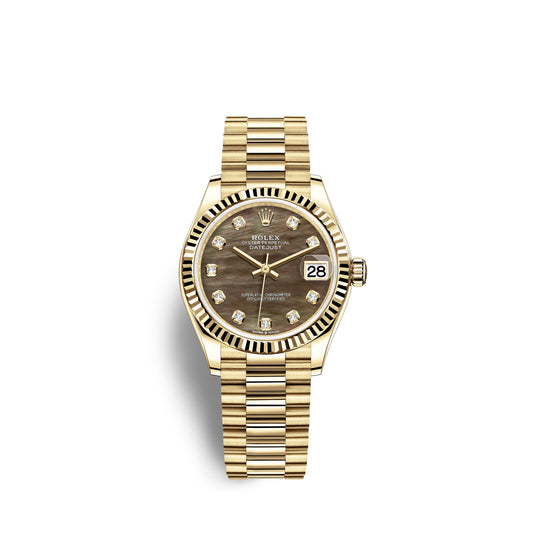 Rolex Datejust 31, 18k Yellow Gold, Ref# 278278-0038