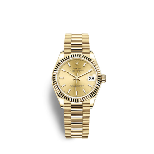 Rolex Datejust 31, 18k Yellow Gold, Ref# 278278-0040