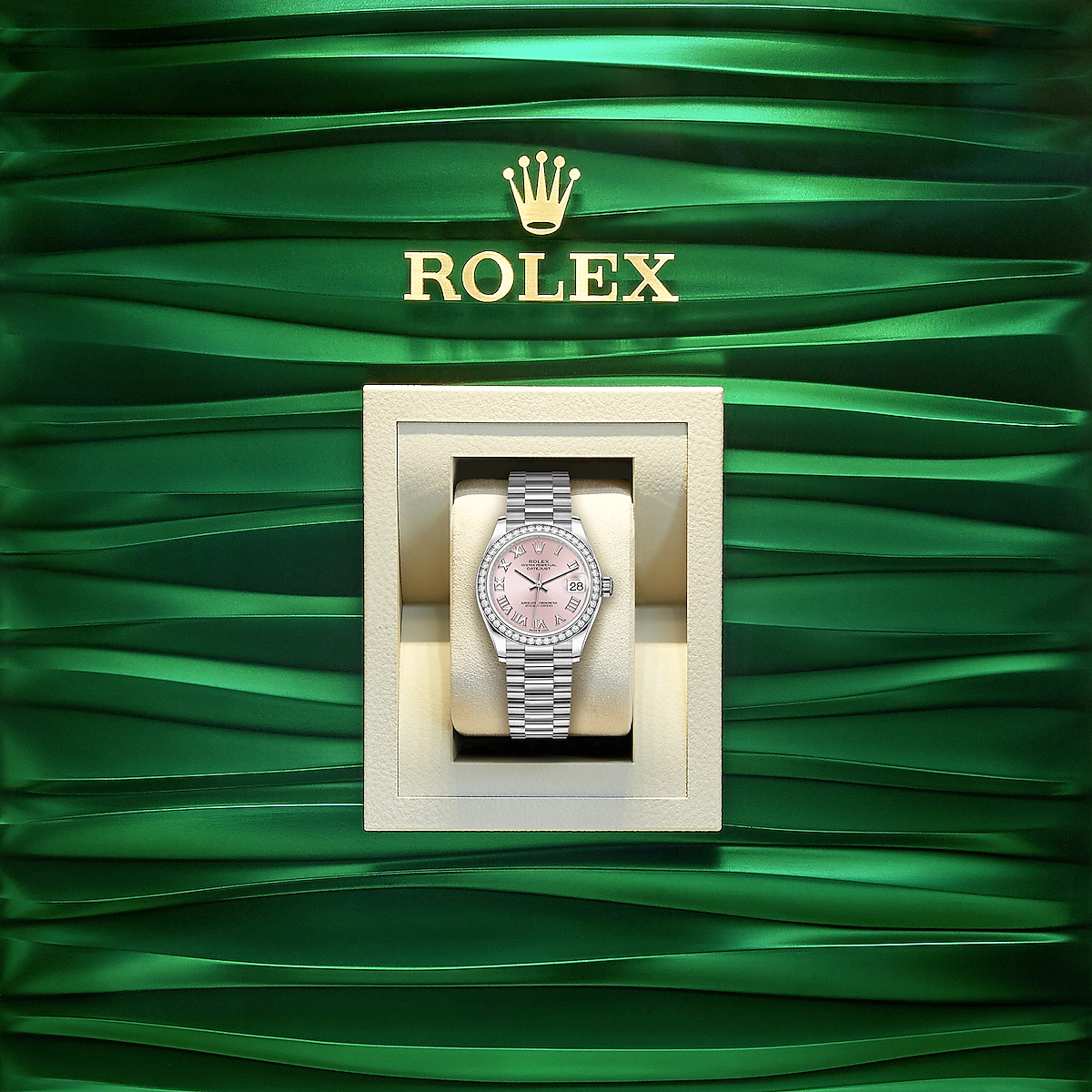 Rolex Datejust 31, 18kt White Gold, Ref# 278289RBR-00016, Watch in box
