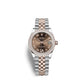 Rolex Datejust 31, Oystersteel, 18kt Everose Gold and diamonds, Ref# 278381RBR-0006