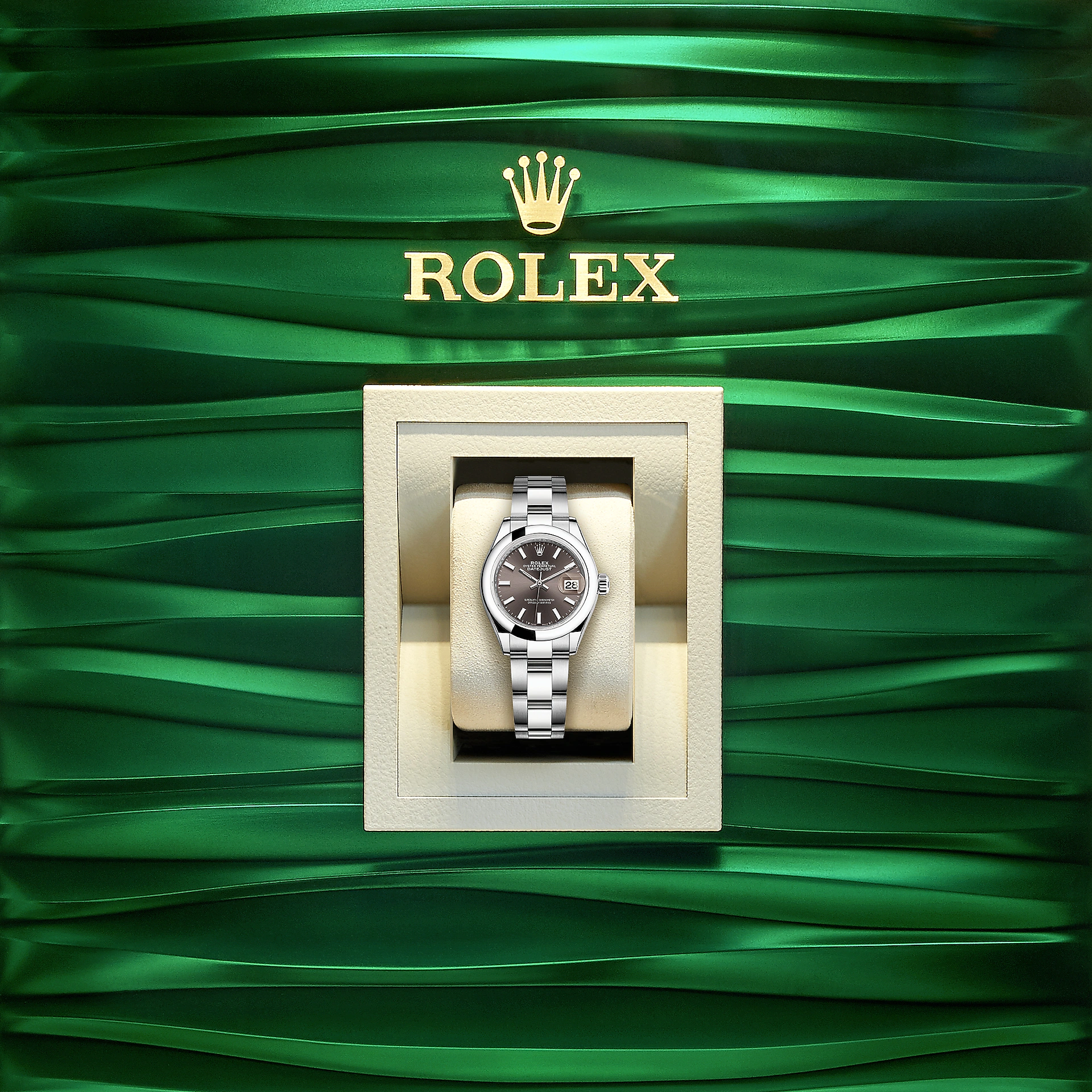 Rolex Lady-Datejust 28, Oystersteel, Ref# 279160-0010, Watch in box