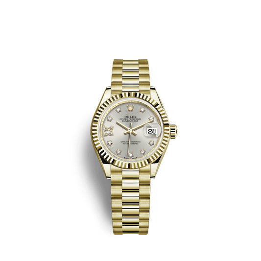 Rolex Lady-Datejust 28, 18k Yellow Gold, Ref# 279178-0002